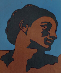 1976<br>tempera, pennarello, proiezione fotografica su tela<br>cm 50x40