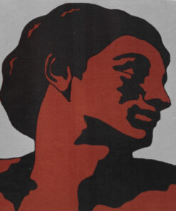 1976<br>tempera, pennarello, proiezione fotografica su tela<br>cm 35x35