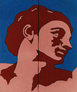 1976<br>tempera, pennarello, proiezione fotografica su tela<br>cm 60x40