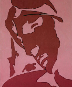 1976<br>tempera, pennarello, proiezione fotografica su tela<br>cm 40x30