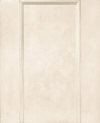 1977<br>' Porta '<br>smalto industriale, cornice di legno modanata su tavola<br>cm 160x130x2,5