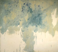 1977 9 maggio<br>pittura industriale su tela<br>cm 180x200