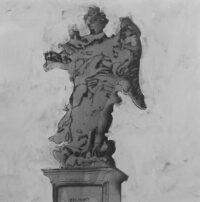 1977<br>Piazza d'Italia<br>pittura industriale, smalto alla anilina, fotografia emulsionata su tela<br>cm 55x55