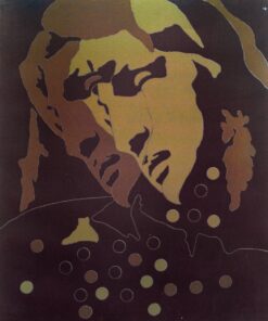 1978<br>tempera, matita, proiezione fotografica su tela<br>cm 65x55