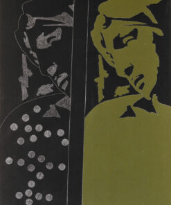 1978<br>tempera, matita, proiezione fotografica su tela<br>cm 80x60