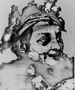 1978<br>pittura industriale, smalto alla anilina, fotografia emulsionata su tela<br>cm 70x55