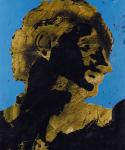 1978<br>pittura industriale, smalto alla anilina, negativo fotografico emulsionato su tela<br>cm 70x55