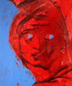 1978<br>Sibilla<br>pittura industriale, smalto alla anilina, fotografia emulsionata su tela<br>cm 70x50