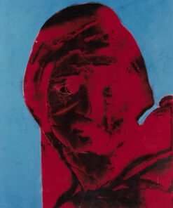 1978<br>pittura industriale, smalto alla anilina, fotografia emulsionata su tela<br>cm 70x50