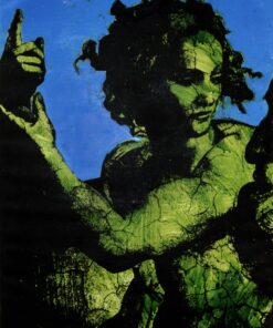 1978<br>pittura industriale, smalto alla anilina, fotografia emulsionata su tela<br>cm 70x50