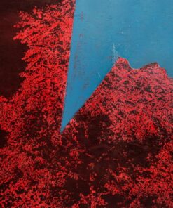 1978 maggio<br>smalto industriale, smalto alla anilina, negativo fotografico emulsionato su tela<br>cm 55x60