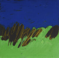 1978<br>Mal au coeur<br>pittura industriale, tempera e pastello a cera su tela<br>cm 50x50