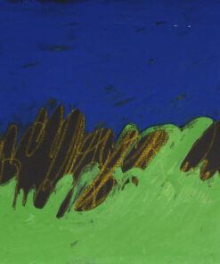 1978<br>Mal au coeur<br>pittura industriale, tempera e pastello a cera su tela<br>cm 50x50