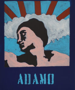 1978 <br>pittura industriale, tempera, pennarello su tela <br>cm 80x60