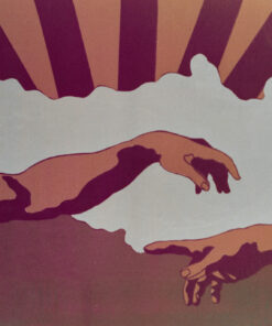 1978<br>tempera, pennarello, proiezione fotografica su tela<br>cm 50x65