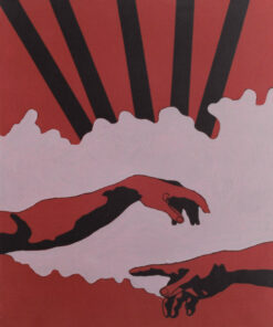 1978<br>tempera, pennarello, proiezione fotografica su tela<br>cm 75x55