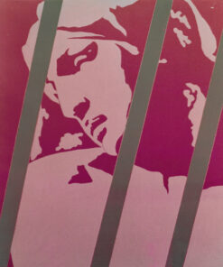 1978<br>tempera, matita, proiezione fotografica su tela<br>cm 65x55