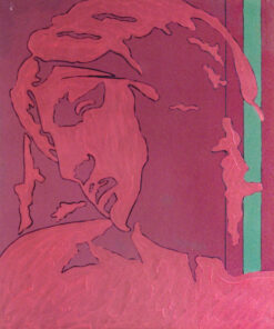 1978<br>tempera, pennarello, proiezione fotografica su tela<br>cm 65x55