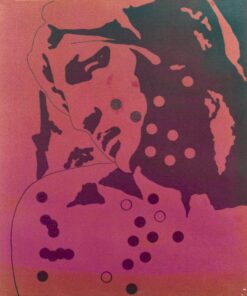 1978<br>tempera, pennarello, proiezione fotografica su tela<br>cm 65x55