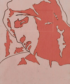 1978<br>tempera, pennarello, proiezione fotografica su tela<br>cm 60x40