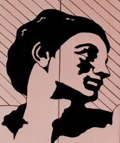 1978<br>tempera, pennarello, proiezione fotografica su tela<br>cm 40x60