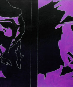 1978<br>tempera, matita, proiezione fotografica su tela<br>cm 60x100