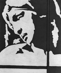 1978<br>tempera, pennarello, proiezione fotografica su tela<br>cm 60x40