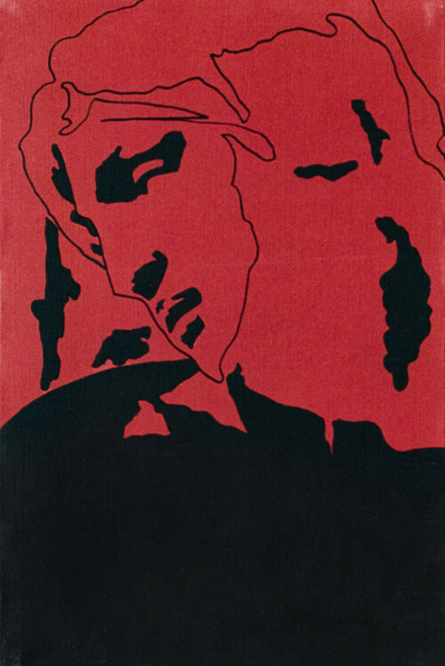 1978<br>tempera, pennarello, proiezione fotografica su tela<br>cm 55x35