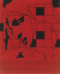 1978<br>tempera, pennarello, proiezione fotografica su tela<br>cm 50x40