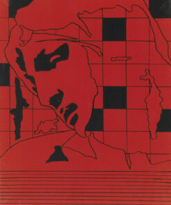 1978<br>tempera, pennarello, proiezione fotografica su tela<br>cm 50x40