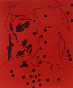 1978<br>tempera, pennarello, proiezione fotografica su tela<br>cm 70x60