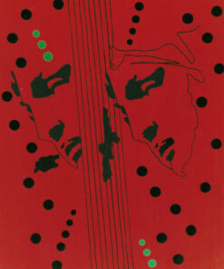 1978<br>tempera, pennarello, proiezione fotografica su tela<br>cm 55x45