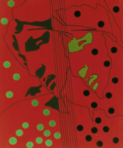 1978<br>tempera, pennarello, proiezione fotografica su tela<br>cm 50x40