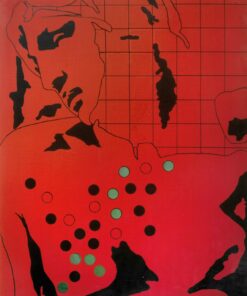 1978<br>tempera, pennarello, proiezione fotografica su tela<br>cm 75x55