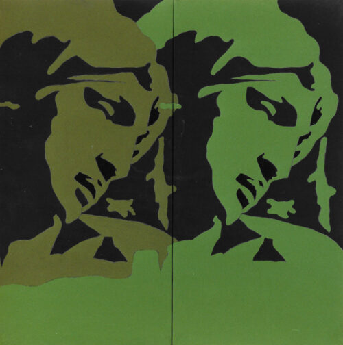 1978<br>tempera, matita, proiezione fotografica su tela<br>cm 60x60