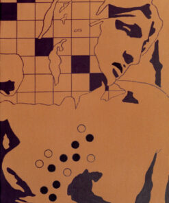 1978<br>tempera, pennarello, proiezione fotografica su tela<br>cm 80x50