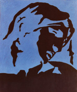 1978<br>tempera, matita, proiezione fotografica su tela<br>cm 55x45