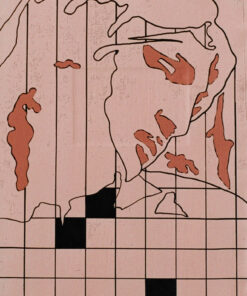 1978<br>tempera, pennarello, proiezione fotografica su tela<br>cm 60x40