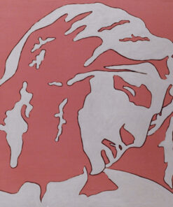 1978<br>tempera, pennarello, proiezione fotografica su tela<br>cm 55x55