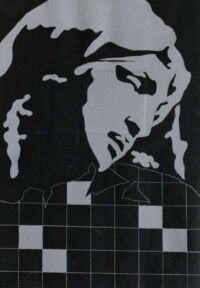 1978<br>tempera, matita, proiezione fotografica su tela<br>cm 60x40