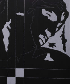 1978<br>pittura industriale, matita, proiezione fotografica su tela<br>cm 60x40