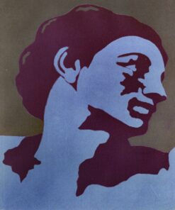 1978<br>tempera, matita, proiezione fotografica su tela<br>cm 55x45