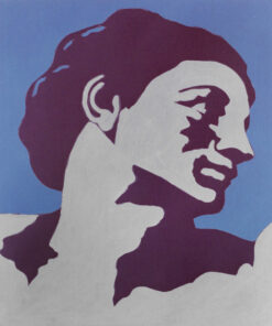 1978<br>tempera, matita, proiezione fotografica su tela<br>cm 55x45