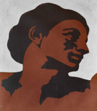 1978<br>tempera, pennarello, proiezione fotografica su tela<br>cm 55x45