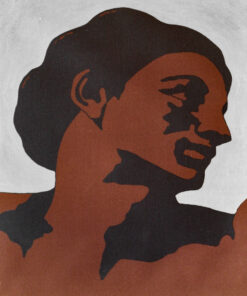 1978<br>tempera, pennarello, proiezione fotografica su tela<br>cm 55x45