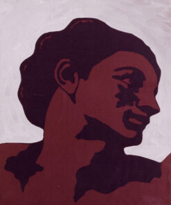 1978<br>tempera, pennarello, proiezione fotografica su tela<br>cm 50x40