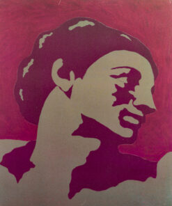 1978<br>tempera, matita, proiezione fotografica su tela<br>cm 65x55