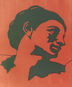 1978<br>tempera, pennarello, proiezione fotografica su tela<br>cm 50x40