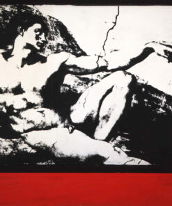 1979<br>collage fotografico, pittura industriale, collage di legno su tavola<br>cm 160x200<br>Musei Vaticani Roma