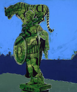 1979<br>Rebus S C I<br>Susan tu sei romana ed io sono una tigre<br>pittura industriale, tempera, smalto alla anilina, fotografia emulsionata su tela<br>cm 60x60